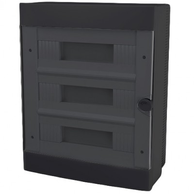 Πίνακας Επίτοιχος Πλαστικός 3Σειρών 36Στοιχείων IP40 Μαύρος Attis 60365BL Πίνακας Επίτοιχος Πλαστικός 3Σειρών 36Στοιχείων IP40 Μαύρος Attis 60365BL